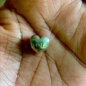 Heart bead for pandora bracelets